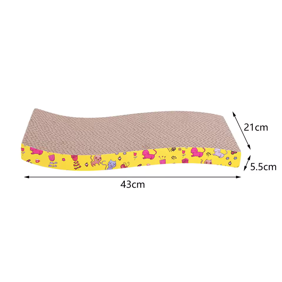 Rascador de Gato Vávora™ – Papelão Ondulado Anti-Arranhões