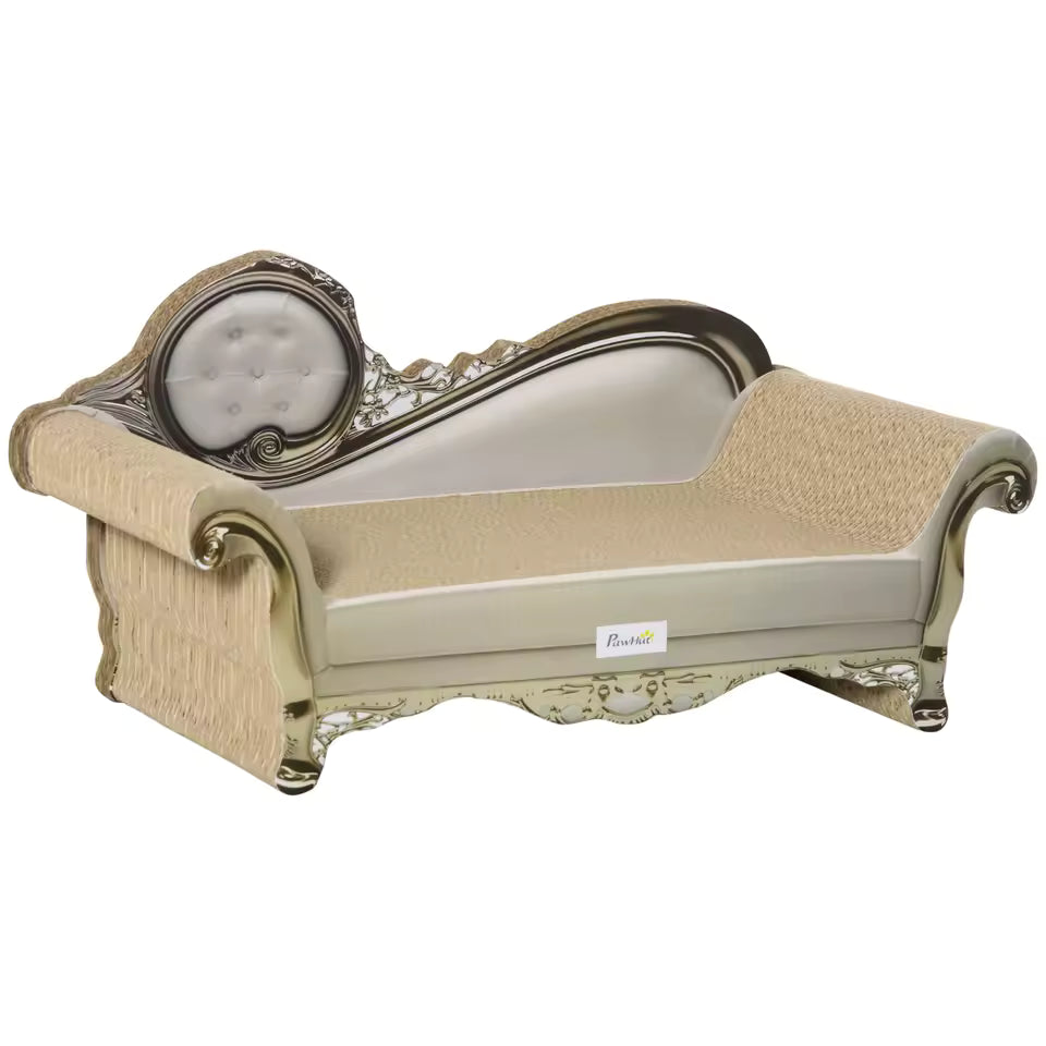 Sofá Rascador de Lujo para Gatos con Catnip